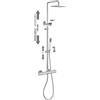 Rubinetteria Paffoni Birillo Square colonna doccia regolabile cromato codice prod: ZCOL641LIQCR