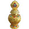 Bottiglia di buon auspicio Vaso di ricchezza tibetana Decorazione buddista