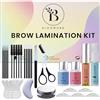 BLOOMORA Laminazione Sopracciglia, Kit Laminazione Sopracciglia, Brow Lift 6-8 settimane, 15 trattamenti, Set Completo per Styling Fai-da-te, Brow Lamination Kit - BK1