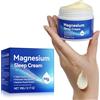 Uocasi Crema Sonno Lenitiva Al Magnesio, Burro Idratante Calmante Per Muscoli E Corpo Della Pelle Del Magnesio, Sollievo Per Gambe Inquiete | Rilassante Articolare Muscolare Per Crampi E Dolore(90G)