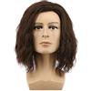 Yuehong Parrucche per capelli castani da uomo parrucche corte ricci film Cosplay costume