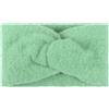 styleBREAKER Fascia per capelli da donna in maglia fine con nodo a torsione | scaldacollo invernale caldo con superficie morbida | fascia elastica paraorecchie larga 15 cm, colore:Verde-menta