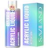 Saviland Monomero da 120 ml per unghie acriliche - Monomero liquido acrilico per polvere acrilica non ingiallibile Formula senza MMA Liquido monomero acrilico per applicazioni unghie acriliche