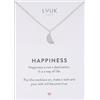 LUUK LIFESTYLE Collana con Ciondolo Anguria, Argento, 50cm