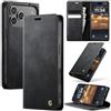 Cracedily Cover per iPhone 17 Pro Case, Libro Custodia Portafoglio Premium Pelle PU, Slot Scheda, RFID Shieldon, Chiusura Magnetico Aletta Antiurto Case Custodia per iPhone 17 Pro, Nero