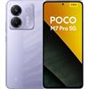 Xiaomi Smartphone POCO M7 Pro 5G - 12 GB+256 GB, display FHD+ da 6,6 pollici, fotocamera AI da 64 MP, processore MediaTek, batteria 5000 mAh, ricarica rapida 33 W, doppia SIM - viola
