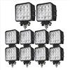 WELLIT Faro da lavoro Led, 10x48W Trattore Auto,12v 24v,46mm Spessori Faretto Faro Luci da Lavoro a led,Off-road Fendinebbia Impermeabile Per Fuoristrada Moto 4WD SUV ATV Camion