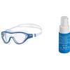 ARENA The One Mask Occhialini Nuoto Anti-Appannamento Unisex Adulto, Maschera & Spray Anti Appannamento Istantaneo per Occhialini, Antifog, Antiappannante Occhialini