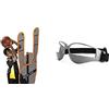 SKLZ D-Man Basketball - Sagoma per La Simulazione dell'Avversario & Court Vision Occhiali da Allenamento per Il Basket, Grigio