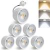 HCFEI Modulo LED ultra piatto, diametro 50 x 24 mm, per faretto da incasso, 5 W, 450 lm, 38° 230 V, bianco caldo, bianco naturale, bianco freddo, sostituisce lampadine GU10 MR16, senza sfarfallio,