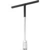 QUARKZMAN Chiave a Bussola Metrica Impugnatura a T 17mm CR-V 6 Punti Chiave Esagonale a T per Riparazione Moto Bici Auto