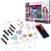 Lexibook, Studio per Estensioni di Capelli Colorate - Edizione Deluxe, Rosa Blu Arancione Verde Giallo Viola, CRSS11