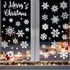 Inreeme Vetrofanie Natalizie per Finestre 9 Fogli - Adesivi Natalizi per Finestre Riutilizzabile, Vetrofania Natale per Vetrine Rimovibile, Decorazioni Natalizie Addobbi Natalizi per Casa e Negozi