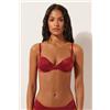 Calzedonia Push Up Imbottito Costume Shiny Satin Rosso