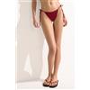 Calzedonia Brasiliana Lacci Costume Shiny Satin Rosso