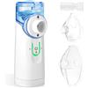 Pmgud Aersol Portatile Silenzioso,Macchina Aerosol Adulti e Bambini Nebulizzatore Apparecchio Aerosol con 2 Maschere e Boccaglio, Macchina Aerosol per Viaggi e Uso Domestico
