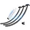 BDSMAGE 3 PCS Catetere uretrale con siringa, Maschile Dilatatore Uretrale in Silicone, Set di Dilatatori Uretrali Pene Plug per uomini, Dilatatore uretra Uomo Sex Toy