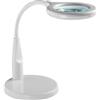 Alco-Albert - Lampada da tavolo a LED con lente d'ingrandimento da 14 cm