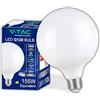 V-TAC Lampadina LED Globo 22W (Equivalenti a 155W) G120 - Attacco E27-2600 Lumen - Lampadina LED Massima Efficienza e Risparmio Energetico - Luce 3000K Bianca Calda