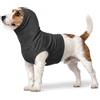 PUMYPOREITY Paraorecchie Cani, Snood per Cani Copriorecchie Invernale Copri Collo Ferite Fascia per Orecchie Paraorecchie Pettorina Gatto(Grigio, S)
