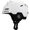 DKONI Casco da sci per adulti, casco da snowboard per uomini, donne e giovani, casco certificato per sport sulla neve per sci e snowboard (Grigio, Taglia grande: 57-62 cm)