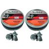 Norica Lotto di 2 lattine da 500 pallini a palloncino Norica Pointed Calibre 4.5/177 [1000 unità]
