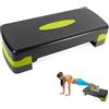 EHIOG Stepper Fitness Casa, 67x27 cm,Step Fitness con Altezza Regolabile 10-15 cm, con Strato Antiscivolo, Aerobica & Esercizio per Allenamento a Palestra