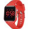 Timever orologio digitale bambina bambini con contapassi,sveglia,cronometro,luce,data-orologio per ragazzi e ragazze senza app e telefono con cinturino in silicone