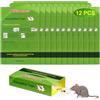 Rekatcher Trappole per Topi Interno 12 PCS Trappola per Topi, Professionale Trappola Ratti Adatto per Cucina e Garage