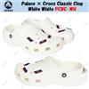 Crocs Zoccolo classico Palace × Crocs bianco bianco PCBC-WH taglia unisex