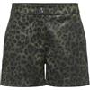 ONLY Fauxsuede Shorts CS Otw Onlmoon AOP-Pantaloncini in camoscio, Kalamata, L Donna