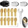 zizitips 15 Pezzi Mandrino Compatibile con Dremel, Accessori per Utensili Rotativi, Mandrino a Cambio Rapido e Pinze a Colletto, Per 4485/4486, Set Multifunzione
