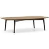 OUTLET CALLIGARIS Calligaris, tavolino Abrey Struttura frassino SMOKE Piano impiallacciato finitura NOCE. Larghezza: 130 Profondità: 80 Altezza totale: 35 cm