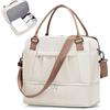 SEAFEW Borsone da Viaggio,Bagaglio a Mano 40x30x20 Ryanair Borsa da Viaggio con Scomparto per le Scarpe,Borsa da Cabina Ryanair Borsa Sportiva Borsone da Palestra da Weekend,U2-Marrone Beige