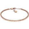 Fossil Ellis JA7294791 - Bracciale da donna in ottone color oro rosa