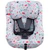 JYOKO KIDS Rivestimento per seggiolino auto in cotone compatibile con Joie Spin 360, Nuna Rebl (Dino Party)