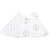 aden + anais Essentials, bavaglino per bambini in 100% mussola di cotone, morbido assorbente a 4 strati, panno multiuso per il rutto e bavaglino per neonati e bambini, 57 cm x 28 cm, singolo,