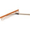 Siena Garden KS - Rastrello da Fieno a 16 Denti su Un Lato, 64 cm, con Bordo