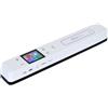 IRIScan Book scanner portatile Batteria senza fili - v7: Scanner documenti a4, editor PDF gratuito, scanner a4 a Word, PDF, XLS, scheda SD, scansione tramite USB, Win Mac