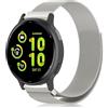 PaceBid 20mm Cinturino per Garmin Vivoactive 5/6, Metallo Magnetico | Uomini e donne Inossidabile Acciaio Metallo Magnetico Cinturino di Ricambio per Garmin Forerunner 70/170 43mm, Starlight