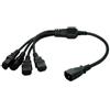 Eonvic IEC 320 C14 Maschio a 4XC13 Female Y Splitter Power Cable-50 cm
