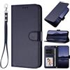 XINQCASE per Samsung Galaxy A20E, Custodia a Portafoglio in Pelle PU [Tracolla Staccabile], Flip Libro Custodia Cover per Samsung A20E, Blu