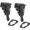 A ABSOPRO Getti Lavavetro Parabrezza Per Chrysler PT Cruiser 01-10 2 Pz | Nero, Plastica, Gomma, 43x22x17mm, 3mm, OE 5116079A, Compatibile: Per Dodge Avenger 08-11, Per Dodge Journey 09-13.