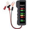 CGEAMDY Tester Batteria Auto, Digital Del Tester Della Batteria Del Veicolo 12v, Analizzatore Del Tester Della Batteria Dell'automobile Con La Luce Dell'indicatore LED, Per Il Camion Moto SUV