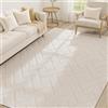 Famibay Tappeto Salotto 160x230 Bianco Moderno Grande Tappeto Lavabile In Lavatrice Pelo Corto Morbido Antiscivolo Tappeti Soggiorno Camera Da Letto Sala Pranzo Arredamento Casa