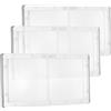 QUARKZMAN 3pz Lente di Ingrandimento per Saldatura 2 x 4,25 (2,5 Diottrie) Lente Ingrandimento Casco Saldatore PC Lente Saldatura Trasparente Adatta Maggior Parte Caschi Saldatore