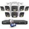 ANNKE 12MP PoE Kit Videosorveglianza, NVR 16Canali 4TB