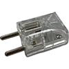 oniroview Spina Schuko trasparente 16A VDE 250V, spina europea di protezione dritta