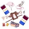 OG DOLLS Our Generation - Set da corsa per barili - Set per l'equitazione - Sella, cappello da cowgirl e altro ancora - Accessori per bambole da 46 cm - Giocattolo per bambini dai 3 anni in su