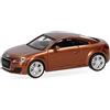 Herpa modellino Audi TT Coupé, ipanema metallizzato, miniatura in scala 1:87, pezzo da collezione, Made in Germany, modello in plastica